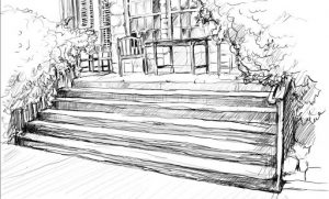 front porch drawing