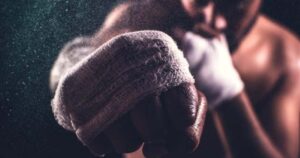 boxer in a fight