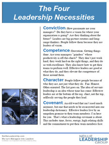 Four Leadership Necessities