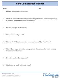 Hard conversation planner