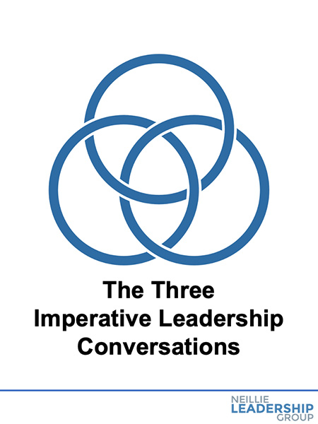 The Three Imperative Leadership Conversations book cover