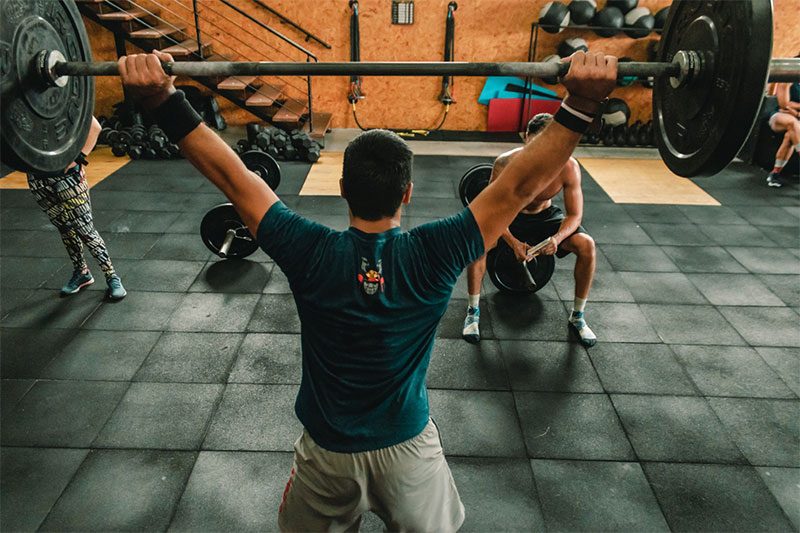 Lifting weights